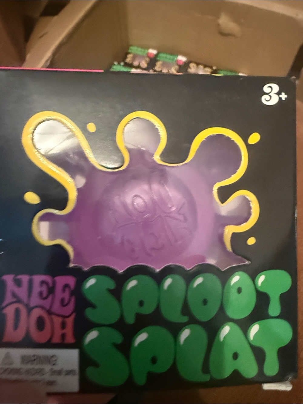 Splot Splat Kids Stress Toy - purple